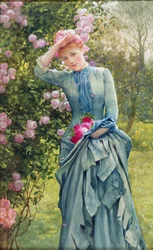 Raccolta di rose, c.1880